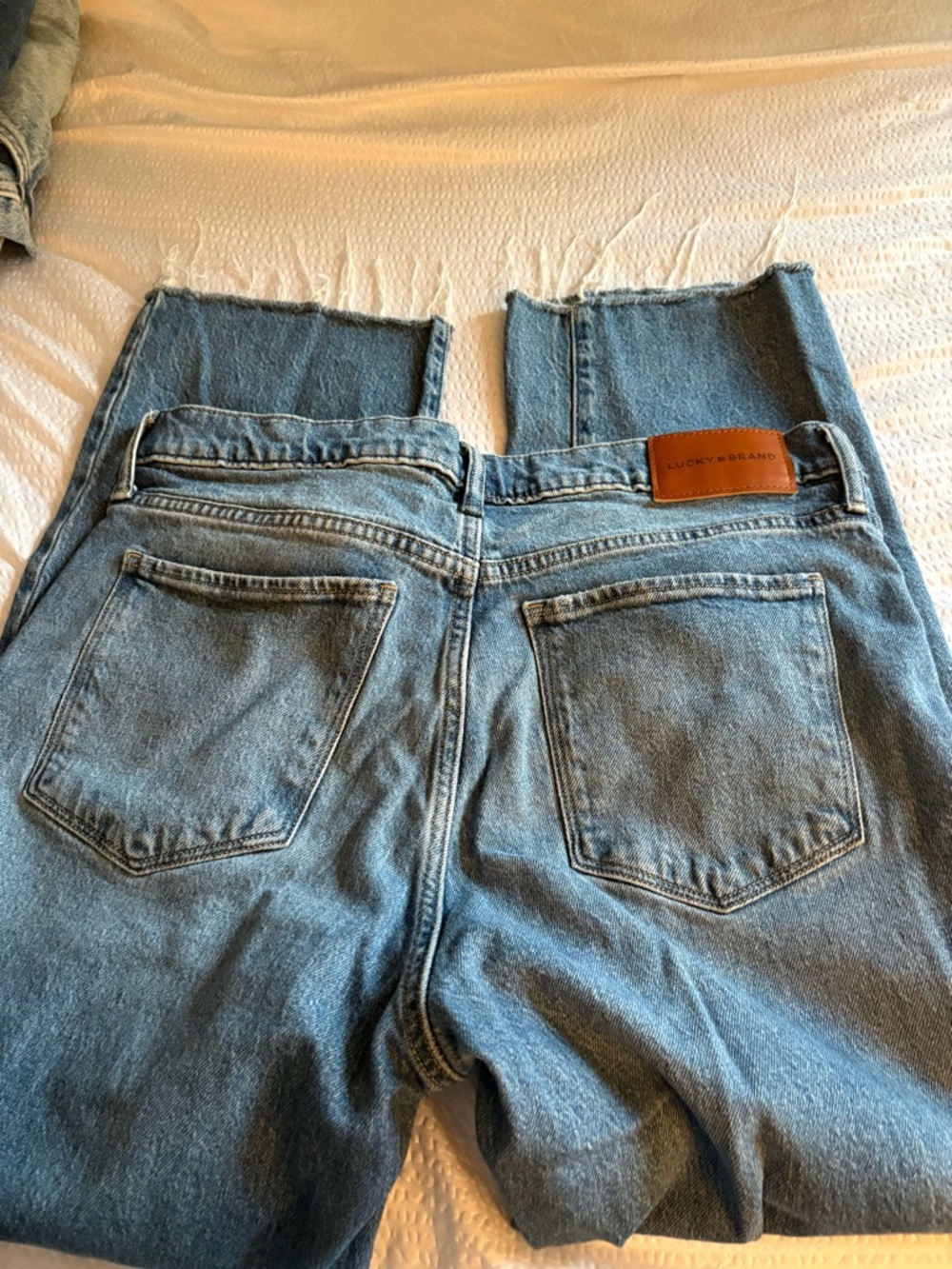 Lucky Brand Blue Denim Straight Leg Jeans